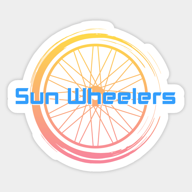 Sun Wheelers 'Sunrise' Logo Sticker by Virginia Sun Wheelers